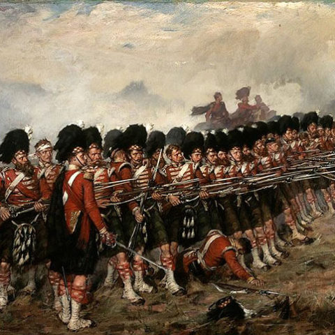 la sottile linea rossa degli highlanders nella battaglia di balaclava