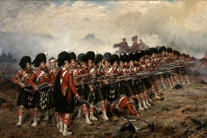 la sottile linea rossa degli highlanders nella battaglia di balaclava
