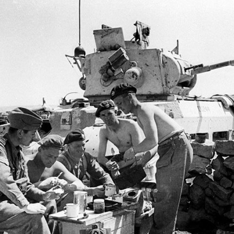 tè nel carro armato inglese