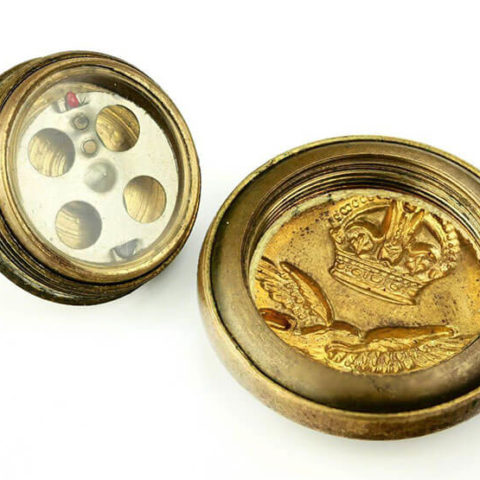 bussola segreta bottone guerra mondiale