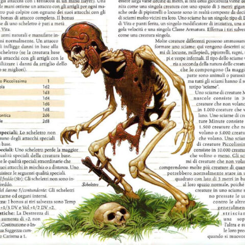 guerriero scheletro fantasy